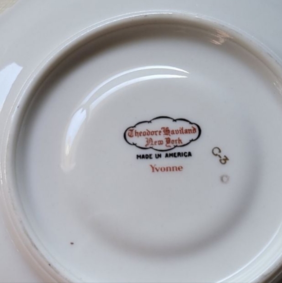 2 Vintage Theodore Haviland Limoges - Picture 3 of 4